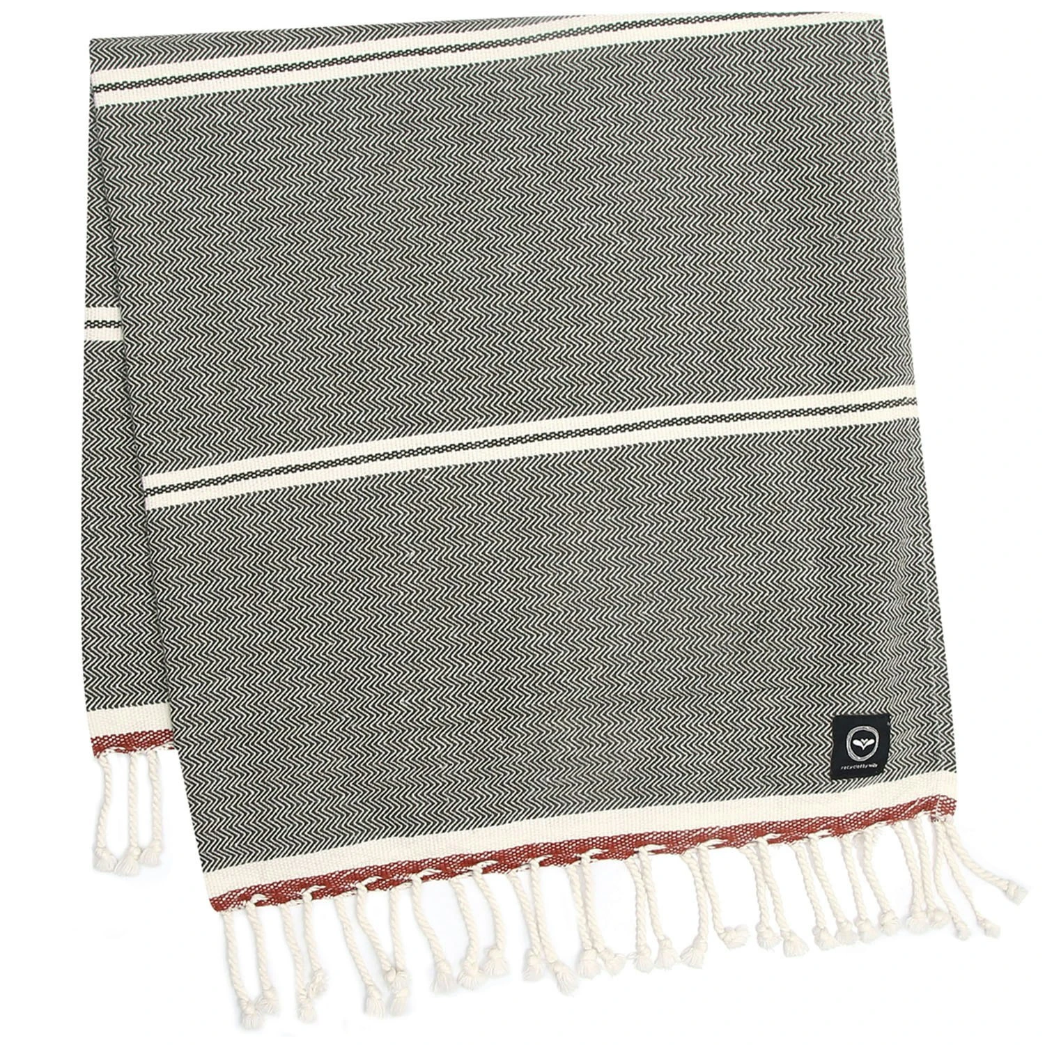 Amasra Hamam Bath Sheet 90x190 Cm, Olive Green 1 Amasra Hamam Bath Sheet 90x190 Cm, Olive Green