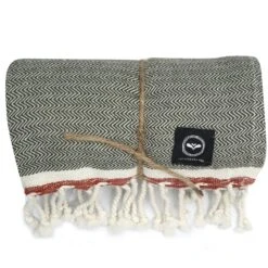 Amasra Hamam Bath Sheet 90x190 Cm, Olive Green 5 Amasra Hamam Bath Sheet 90x190 Cm, Olive Green -Hay Sales Store recycled by wille badlakan hamam amasra 90x190 cm olivegron beige rost 3