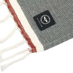 Amasra Hamam Bath Sheet 90x190 Cm, Dark Grey -Hay Sales Store recycled by wille badlakan hamam amasra 90x190 cm olivegron beige rost 6