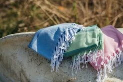 Kochi Hamam Bath Sheet 80x180 Cm, Blue -Hay Sales Store recycled by wille badlakan hamam kochi 80x180 cm bla r bla 10