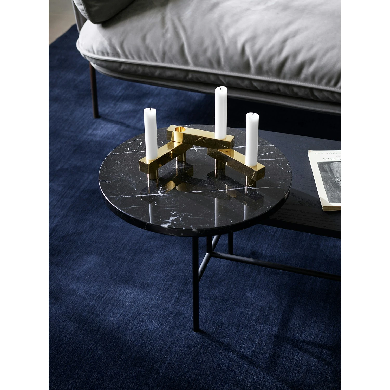 &Tradition Palette Coffee Table Jh7 Black Ash / Marble 4 &Tradition Palette Coffee Table Jh7 Black Ash / Marble - Image 4